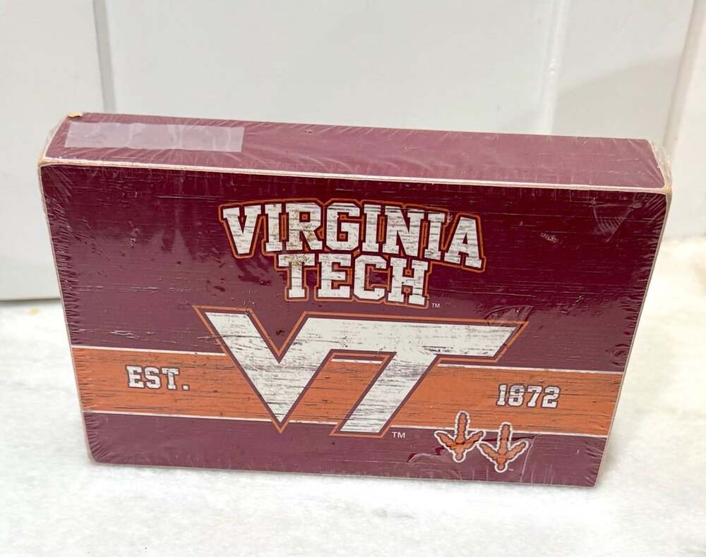 Virginia Tech Hokies University College Licensed Wooden Sign Sport Fan Team